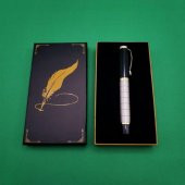 Kutulu Metal Roller Kalem Dekoratif Hediyelik - 1