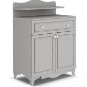 Babyhope Victory 873-80 Bebek Odası Şifonyer Gri Bebek Dolabı - 3