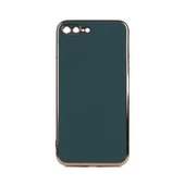 Gpack Apple iPhone 7 Plus Kılıf Bark Parlak Silikon Renkli Kenarları Rose - 5
