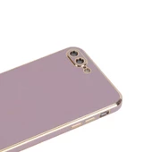 Gpack Apple iPhone 7 Plus Kılıf Bark Parlak Silikon Renkli Kenarları Rose - 4