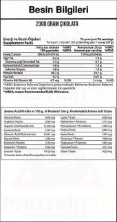 Hardline Whey 3 Matrix 2300g 76 Porsiyon Protein Tozu Çikolatalı - 2
