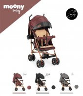 Moony Baby Suit Tam Yatar Hafif Baston Bebek Arabası - Baston Puset Siyah - 3