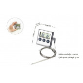 BNJ-24 Dijital Alarmlı Saplamalı Termometre Zamanlayıcı thumbnail 4