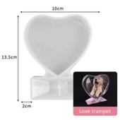 Epoksi Silikon Kalıp Resimlik Ayaklı Kalp Modeli thumbnail 2