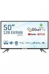 Onvo OV50350 4K Ultra HD 50" 127 Ekran Uydu Alıcılı Smart LED Televizyon - 1