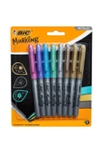 BİC marking Color Metalik 8li Permanent Markör Kalem Seti - 2