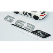 DK Tuning G63S Bagaj Krom Siyah ABS 3M 3D Yazı Logo Benz İle Uyumlu - 3