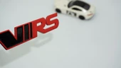 DK Tuning Skoda VRS Bagaj Kırmızı Siyah Kırmızı Siyah 3M 3D Logo Arma - 1