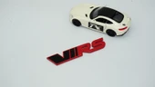 DK Tuning Skoda VRS Bagaj Kırmızı Siyah Kırmızı Siyah 3M 3D Logo Arma - 3