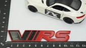 DK Tuning Skoda VRS Bagaj Kırmızı Siyah Kırmızı Siyah 3M 3D Logo Arma - 2