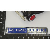 Peugeot 306 307 308 PureTech Krom Metal 3M 3D Bagaj Logo Amblem Orjinal ürün - 6