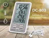 DC-803 Kablolu Alarmlı Sıcaklık ve Nem Ölçer thumbnail 2