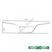 Hsgl Bisiklet Beyaz Sehir Yol Çocuk Bisiklet Atkılı Gidon - 2