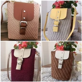 Deri Cep Telefonu Çanta Kapağı Seti Klasik ( 1 Adet ) - 2