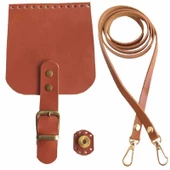 Deri Cep Telefonu Çanta Kapağı Seti Klasik ( 1 Adet ) - 1