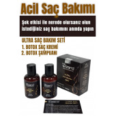 Profesyonel Botox Acil Saç Bakımı / Şok Terapi Ultra Saç Bakım Seti Pratik Uygulama - 7
