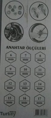 Bisiklet Tamir Anahtarı (06mm-17mm) - 1