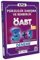 ÖABT Psikolojik Danışma ve Rehberlik 3+1 Deneme PDF Çözümlü Panem Yayınları - 1