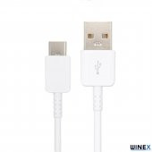 Winex DG970BBE UsbA to Type-C Data ve Şarj Kablosu Beyaz thumbnail 5