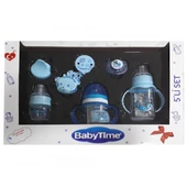 BabyTime BT206 5li Biberon Seti - Mavi - 1