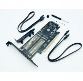 M.2 NVMe SSD NGFF PCIE 3.0X16 Adaptör mSATA - 1