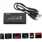 Çoklu Kart Okuyucu ALL in 1 CF Micro Sd SD Mİni Sd SD HC Card Rea - 1