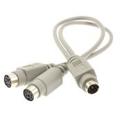 PS2 Y Kablo Klavye Mouse Ps 2 Çatal Kablo PS2 Ayırıcı Çoğaltıcı S - 1