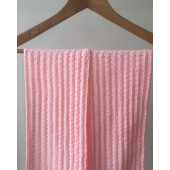 El Örgüsü Pembe Kadın Atkı - 2
