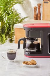 Karaca Hatır Plus Mod 5 In 1 Kahve ve Çay Makinesi Kırmızı - 6