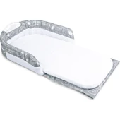 Babycim Bebeğimin Taşınabilir,Işıklı, Müzikli Portatif İlk Yatağı - 5