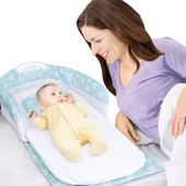 Babycim Bebeğimin Taşınabilir,Işıklı, Müzikli Portatif İlk Yatağı - 2