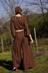 Palazzo Yüksek Bel Bol Kesim Pantolon - 5