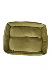 Yıkanabilir Kumaş Konforlu Kedi Köpek Yatağı Sarı Large 85x65 - 2