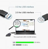 PrimeX 5142 USB3.0 2.5 inç notebook Diski, 3.5 inç PC diski USB3.0 Çevirici, Sata Harddisk USB çevirici Kablo - 7