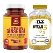 Ncs Korean Red Ginseng 120 Tablet &amp Flx Omega 3-6-9 90 Tablet - 1