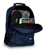 Jacbag Student Üç Bölmeli Lacivert Çocuk Genç Yetişkin Sırt Çantası - Okul, Günlük Seyahat - 3