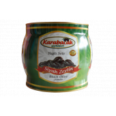 KARABACAK YAĞLI SELE SİYAH ZEYTİN JUMBO XS 2 KĞ TENEKE - 1