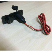 12 Volt Araç Voltaj Ölçer + Dişi Çakmak Soket Montalı Vidalı Tip - 2
