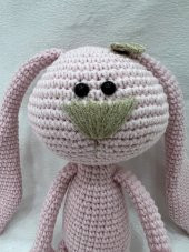 Amigurumi Tavşan Uzun Kulaklı Pembe - 2