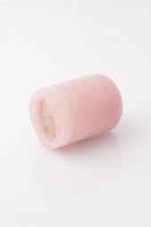 Pembe Kuvars Doğal Taş Bardak - 2