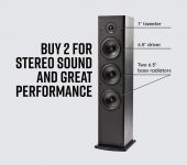 Polk Audio T50Bk, Hoparlör, Siyah Outlet - 3