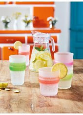 Luminarc Fluomania Yeşil Su Bardağı 27 CL 6lı Set - 2