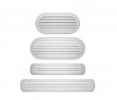 AFS 019 Oval Kapak Transfer Menfezi 25.9x4.3 cm Havalandırma Pratik AGMair Agm Havalandırma 15x7 20x8 20.9x4.3 25.9x4.3 - 4