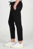 Erkek Relaxed Fit Beli Lastikli Bağcıklı Pamuklu Rahat Spor Jogger Pantolon - 9