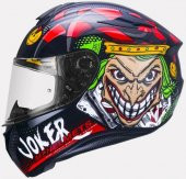 MT TARGO JOKER A1 GLOSS BLACK ŞEFFAF CAMLI MOTOSİKLET KASK - 1