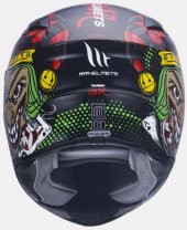 MT TARGO JOKER A1 GLOSS BLACK ŞEFFAF CAMLI MOTOSİKLET KASK - 2