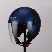 KASK SWAY 715 YARIM AÇIK METALIC BLUE MOTOSİKLET KASK XL BEDEN - 1
