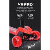Vrpro Scooter Bluetoothlu Müzikli Led Işıklı Pembe VrPro-1140 - 4