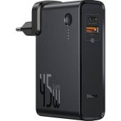 Polham BASEUS 45W GAN2 Taşınabilir Şarj Adaptörü ve 10.000Mah PowerBank, 2in1 Priz Girişli Powerbank - 1