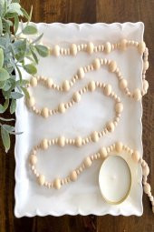 200 cm Wood Bead Garland Ahşap Dekoratif Süs - 2